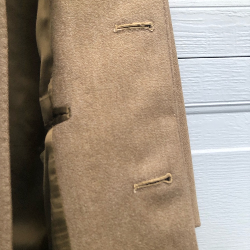 Henry Poole Savle Row London pure cashmere brown coat Size M - Picture 6 of 16
